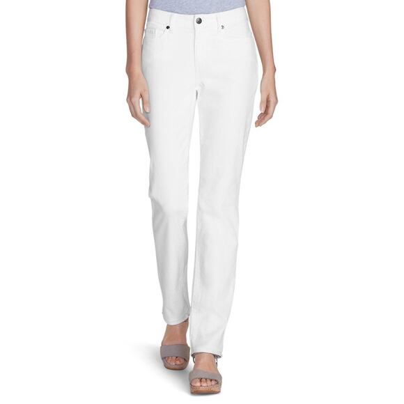 Goldsign Slim Leg Jeans White Size 27 - Picture 1 of 10